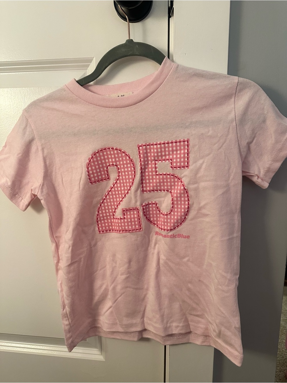 Women's Pink Short-Sleeve '25' Graphic Tee